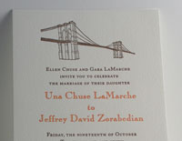 Brooklyn Bridge Invitation