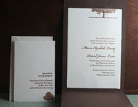 Oak tree invitation