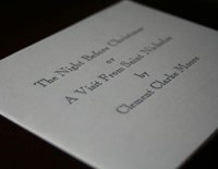The Night Before Christmas miniature book